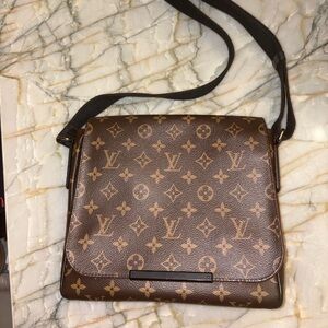 Louis Vuitton District PM Maccasar Brown Monogram Crossbody